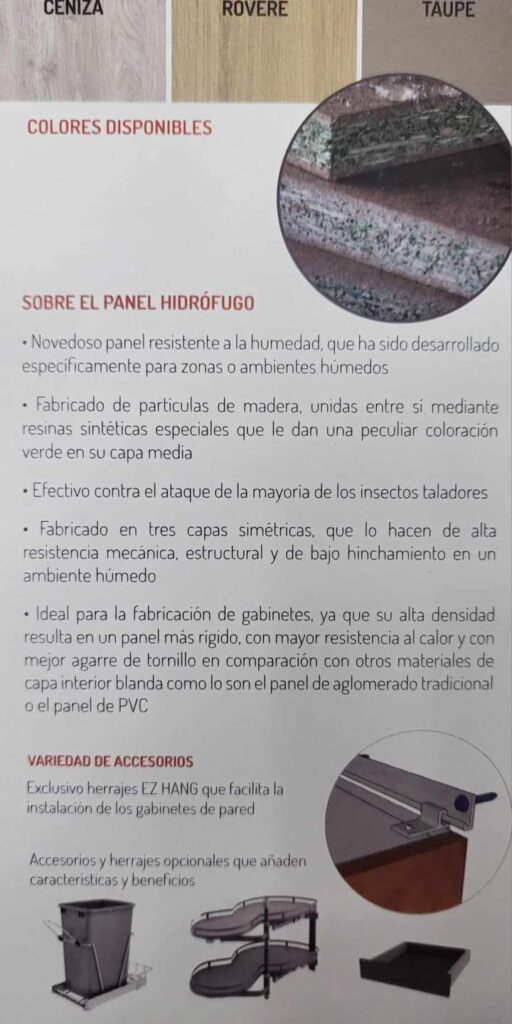 BBB Kitchens (Sobre el Panel Hidrófugo)
